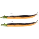 Double Combo Fiiish Crazy Sand Eel Color DARK EEL