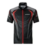 SHIMANO Full Zip Print Shirt Black