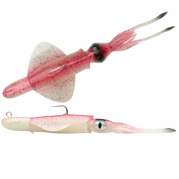 Leurre Souple Savage Gear Swim Squid RTF PINK GLOW