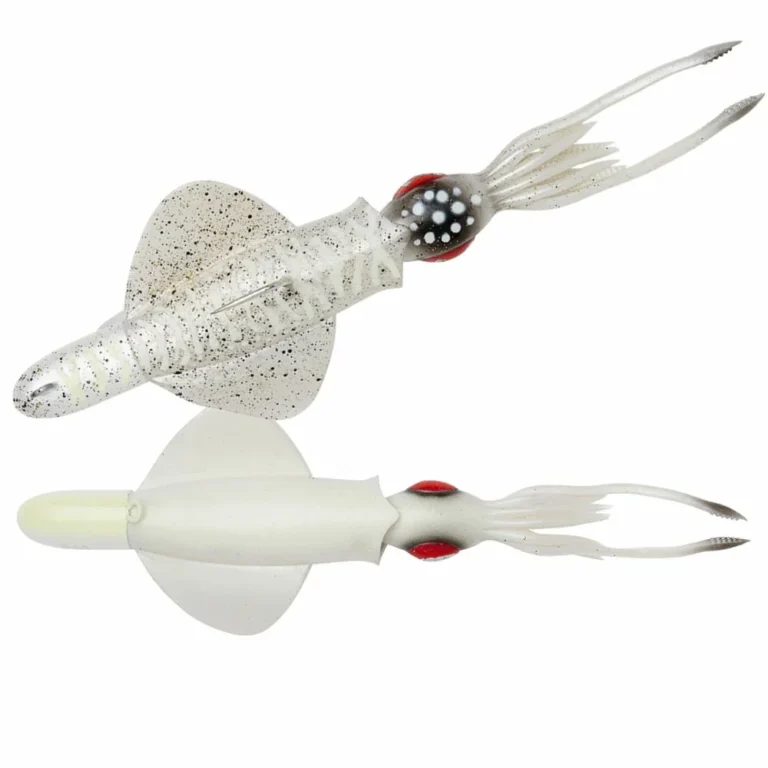 Leurre Souple Savage Gear Swim Squid RTF White Glow Cuttlefish